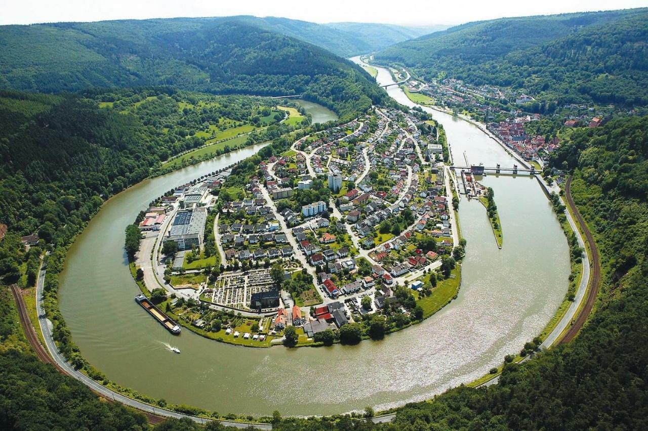 Natur Und Neckarblick Bei Heidelberg 希尔施霍恩 外观 照片